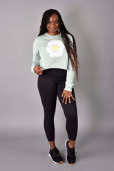 Daisy Cropped Sweatshirt